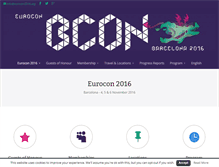 Tablet Screenshot of eurocon2016.org